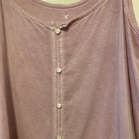 American Eagle Soft & Sexy Cropped Tank Top sz M - Picture 3 of 5